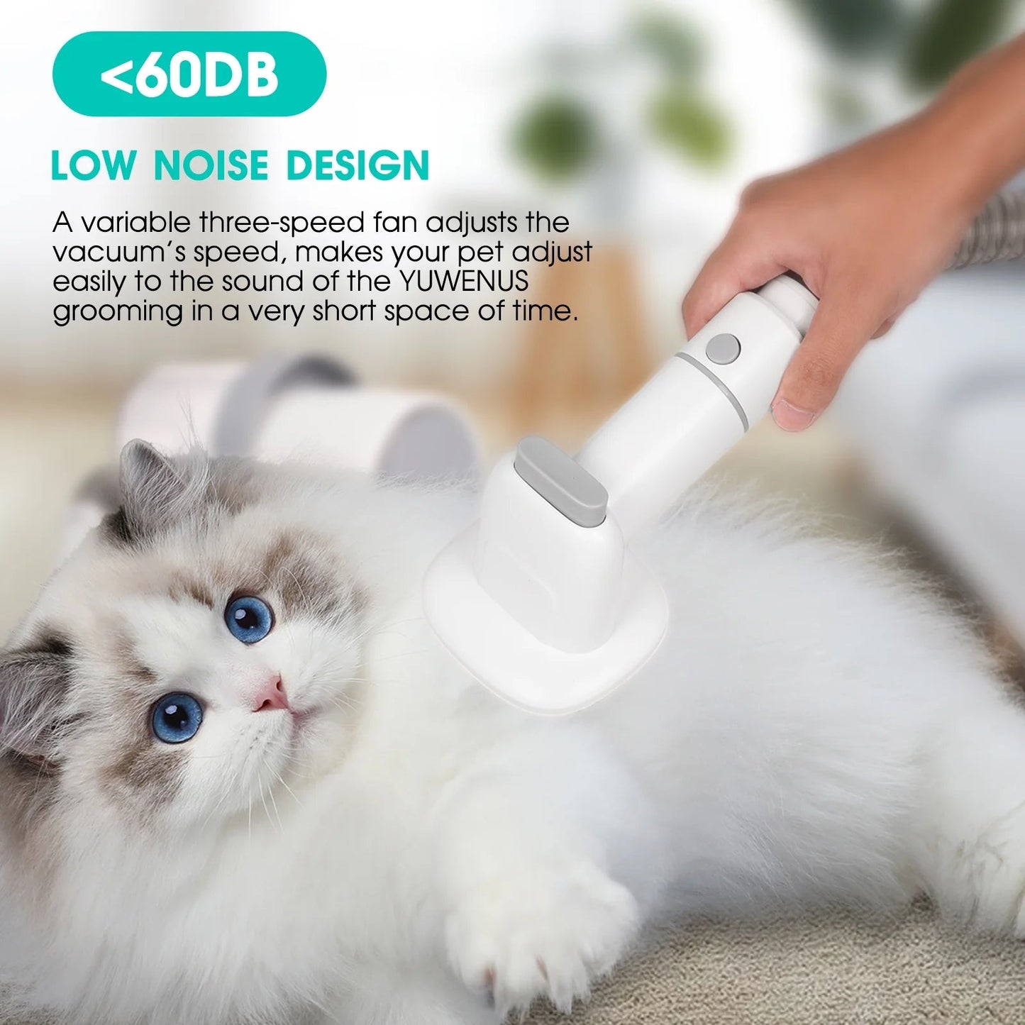 5 in 1 Pet Grooming Kit & Vacuum